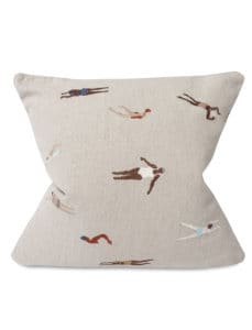 Für die Landratten mit Liebe zum kühlen Nass. // Fine Little Day Swimmers Cushion designed von Elisabeth Dunker