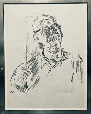 OSKAR KOKOSCHKA Lithografie auf feinem Büttenpapier