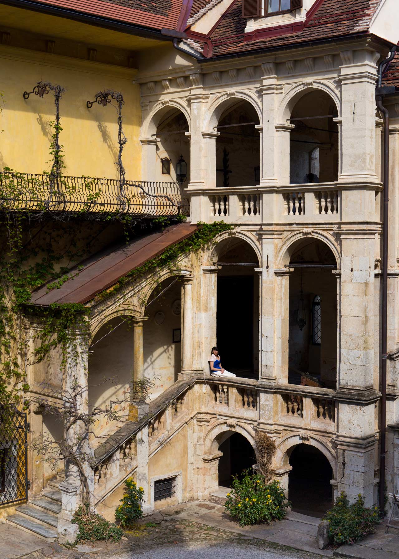 Schloss Hollenegg im Sonnenlicht